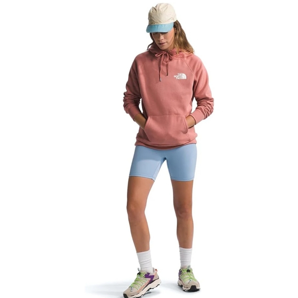 Women's The North Face Box NSE Pullover Hoodie Light Mahogany (Peach) - Size L - Picture 4 of 10